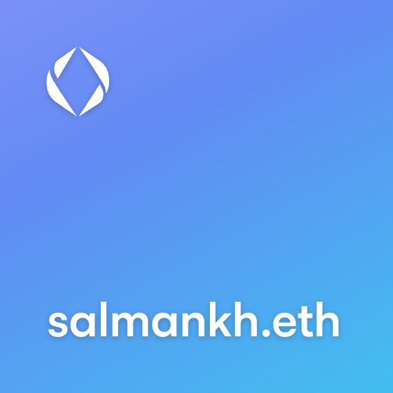 NFT called salmankh.eth