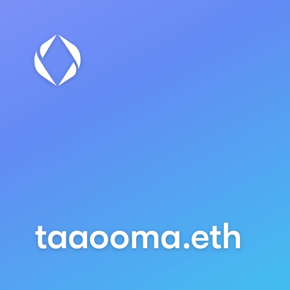 NFT called taaooma.eth