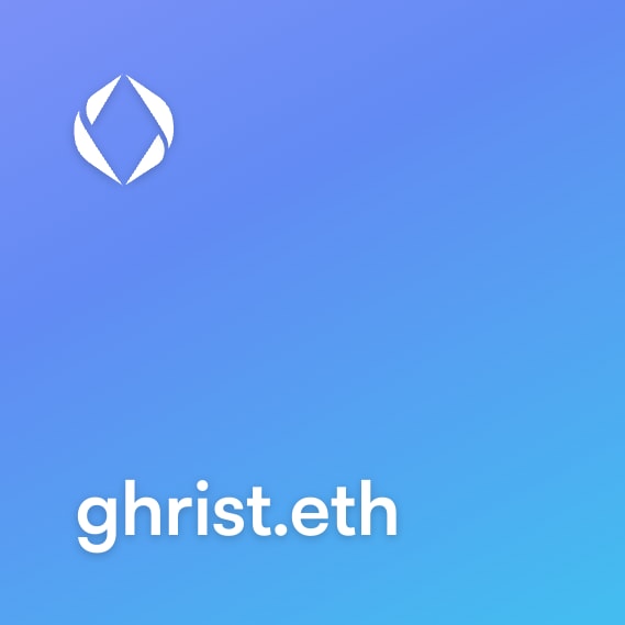 NFT called ghrist.eth