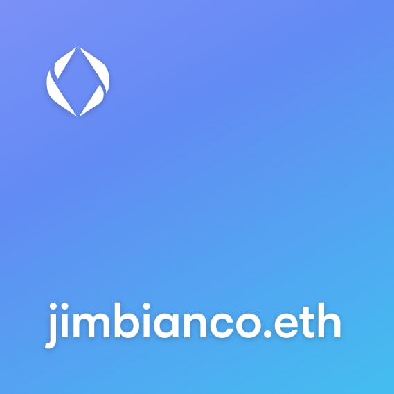 NFT called jimbianco.eth