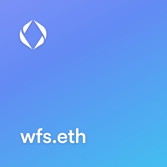 NFT called wfs.eth