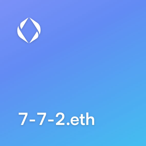 NFT called 7-7-2.eth