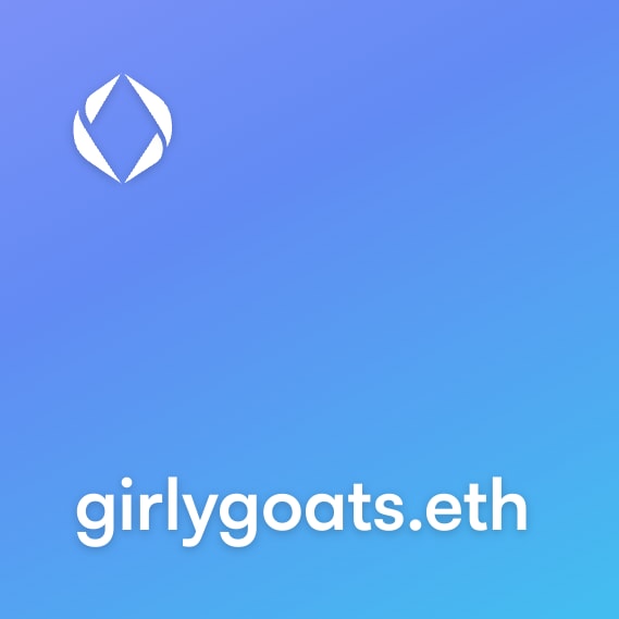 NFT called girlygoats.eth