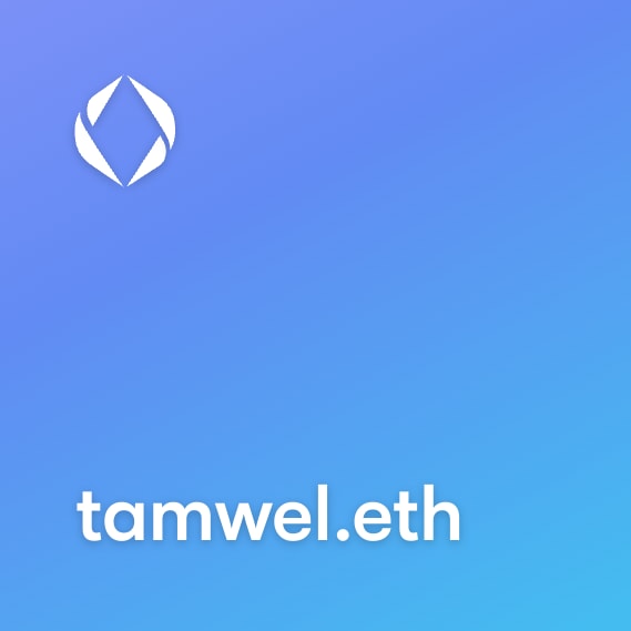 NFT called tamwel.eth