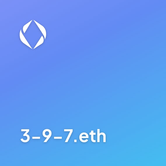 NFT called 3-9-7.eth