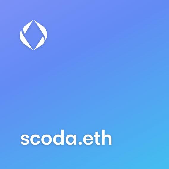 NFT called scoda.eth