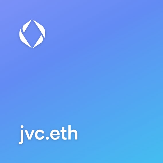 NFT called jvc.eth