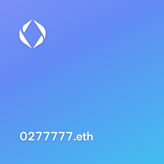 NFT called 0277777.eth