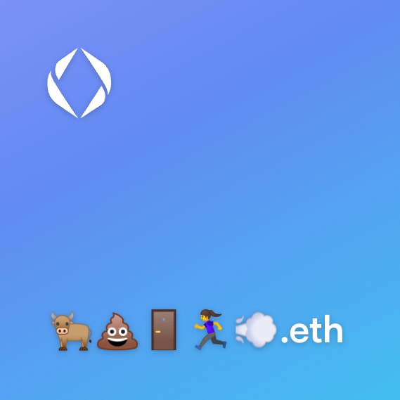 NFT called 🐂💩🚪🏃‍♀💨.eth