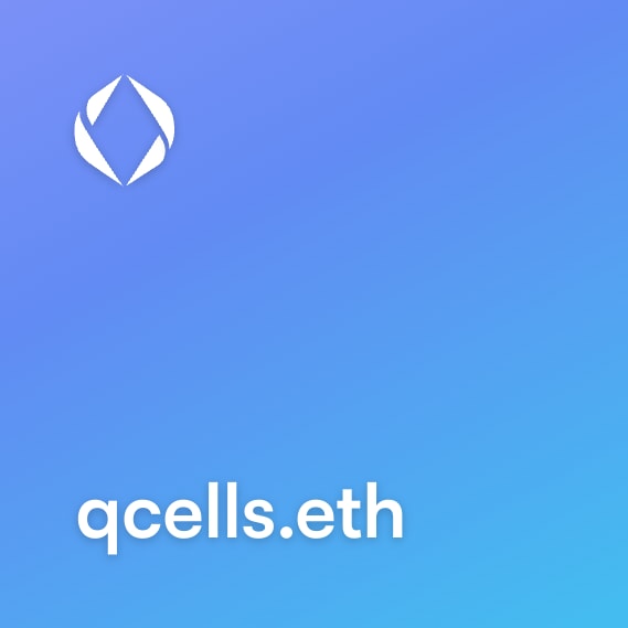 NFT called qcells.eth