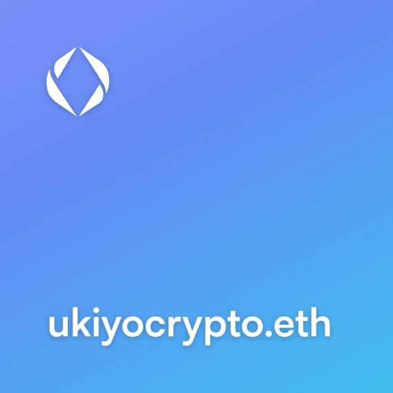 NFT called ukiyocrypto.eth