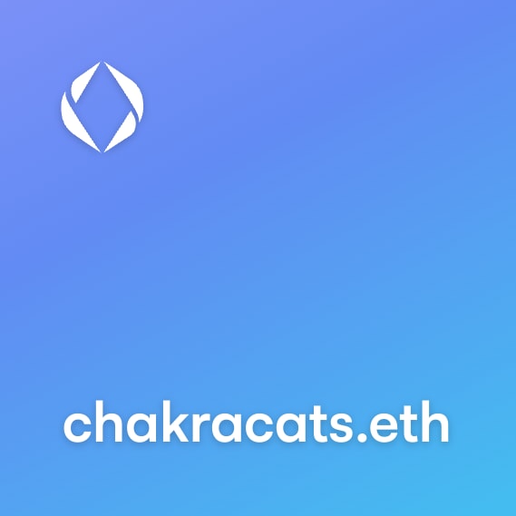 NFT called chakracats.eth
