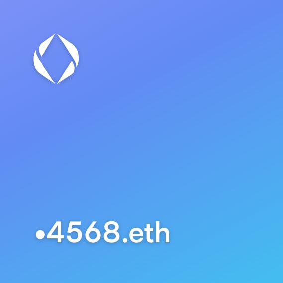 NFT called •4568.eth