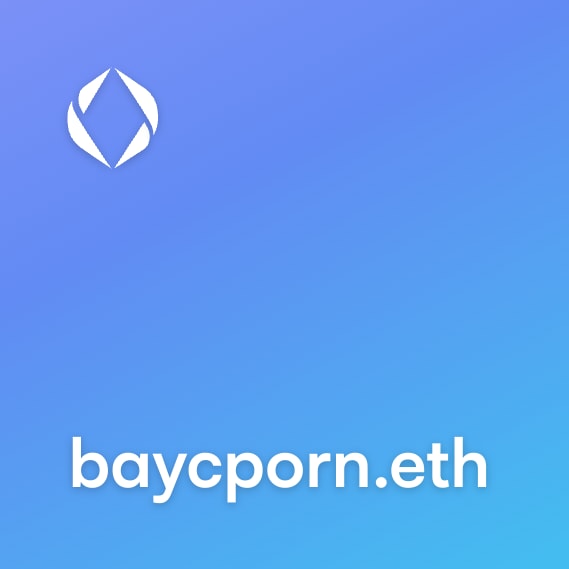 NFT called baycporn.eth