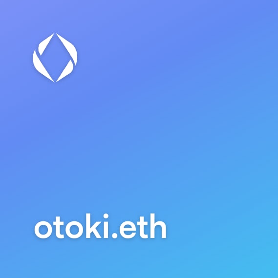 NFT called otoki.eth