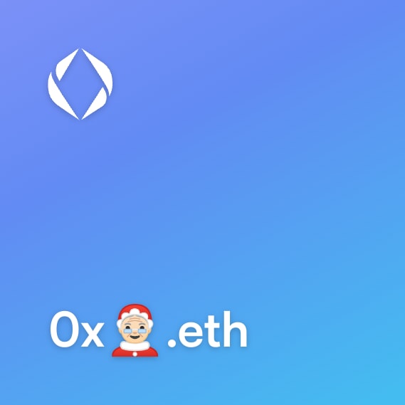 NFT called 0x🤶🏻.eth