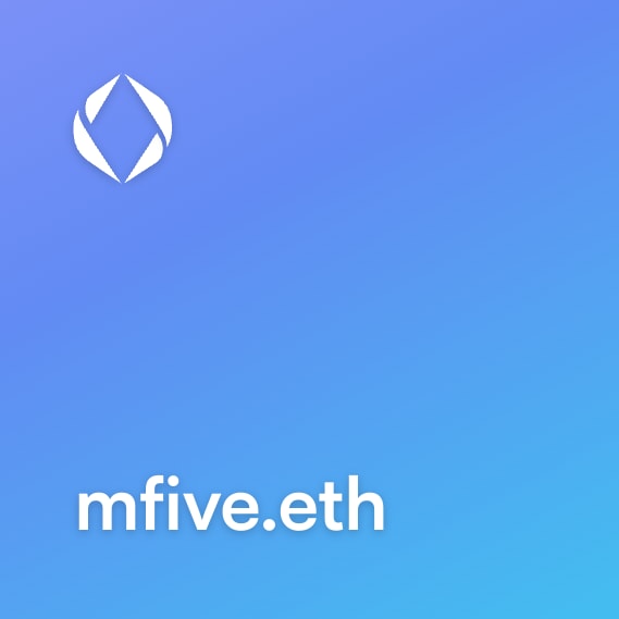 NFT called mfive.eth