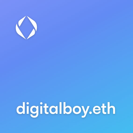 NFT called digitalboy.eth