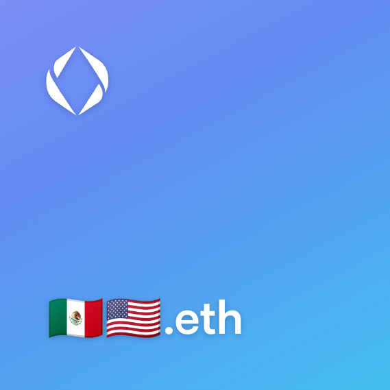 NFT called 🇲🇽🇺🇸.eth