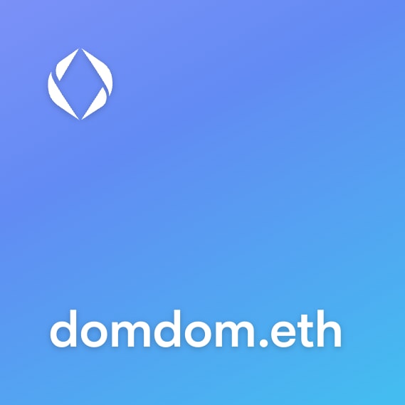 NFT called domdom.eth