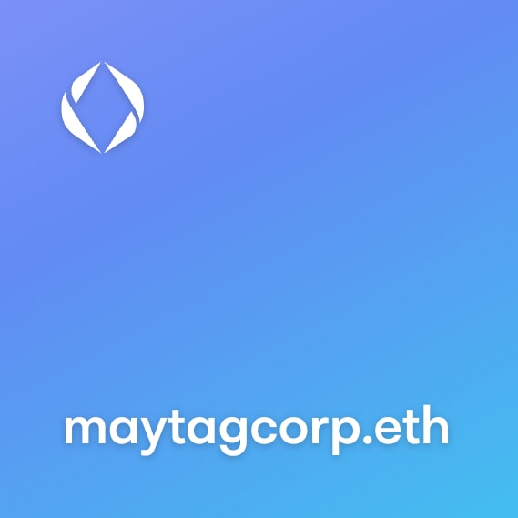 NFT called maytagcorp.eth