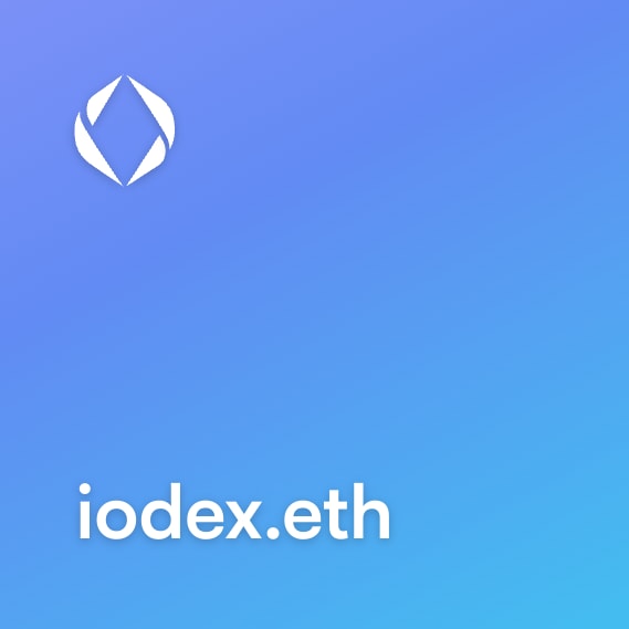 NFT called iodex.eth