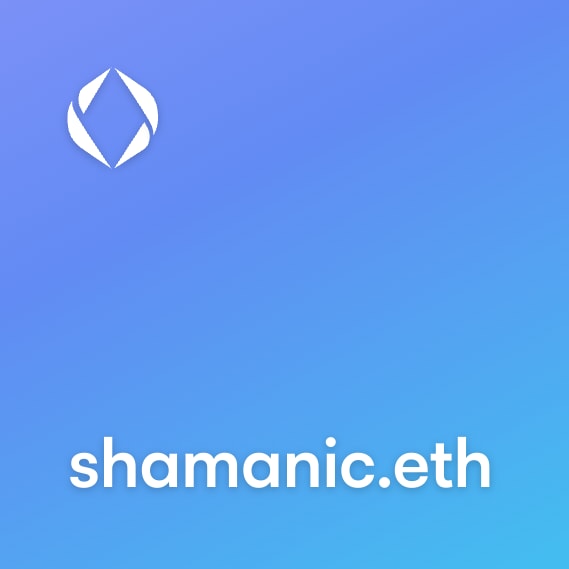 NFT called shamanic.eth