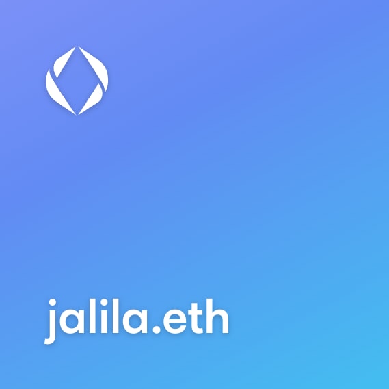 NFT called jalila.eth