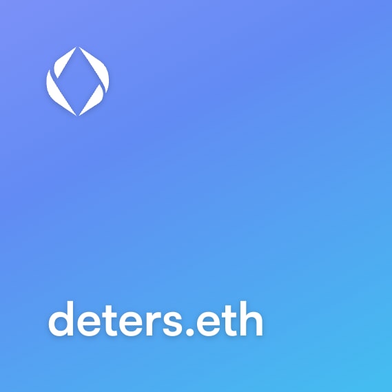 NFT called deters.eth