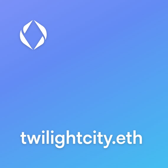 NFT called twilightcity.eth