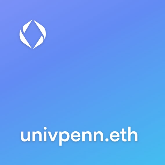 NFT called univpenn.eth