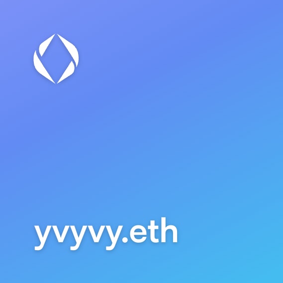 NFT called yvyvy.eth