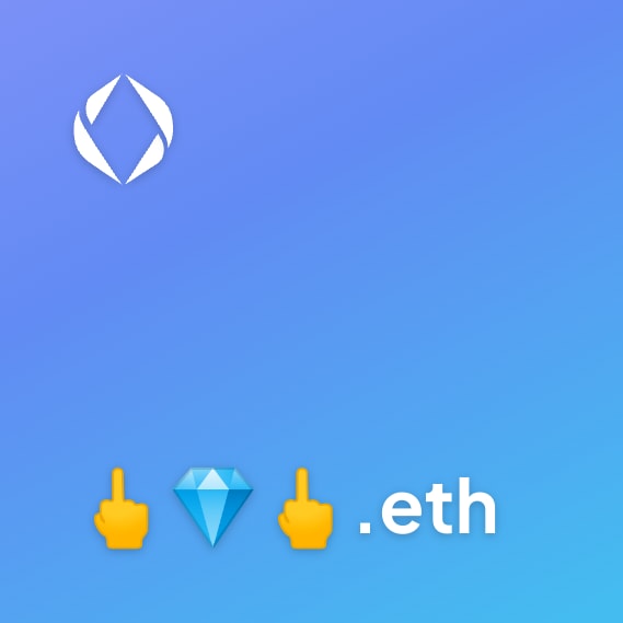 NFT called 🖕💎🖕.eth