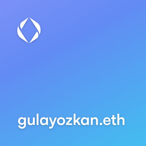 NFT called gulayozkan.eth