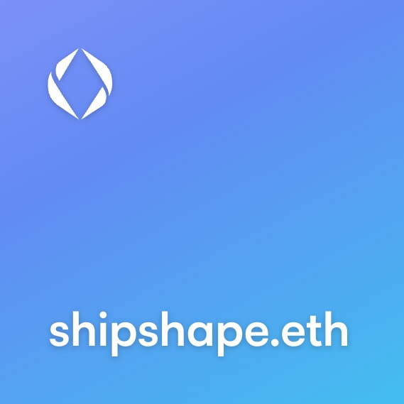 NFT called shipshape.eth