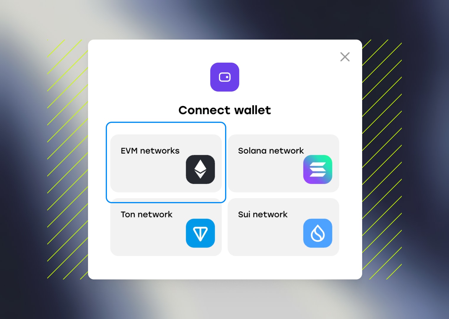 Connect your wallet