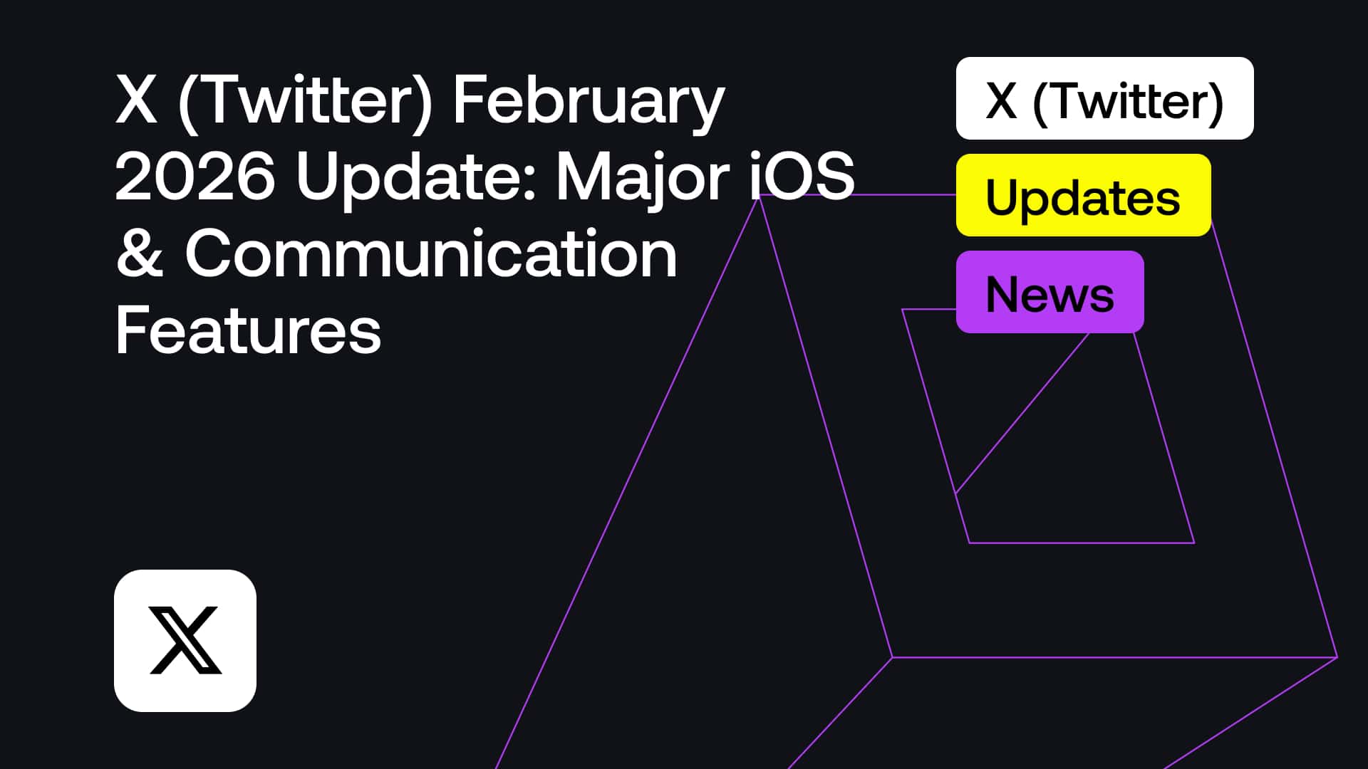 X (Twitter) February 2026 Update: Major iOS & Communication Features ...