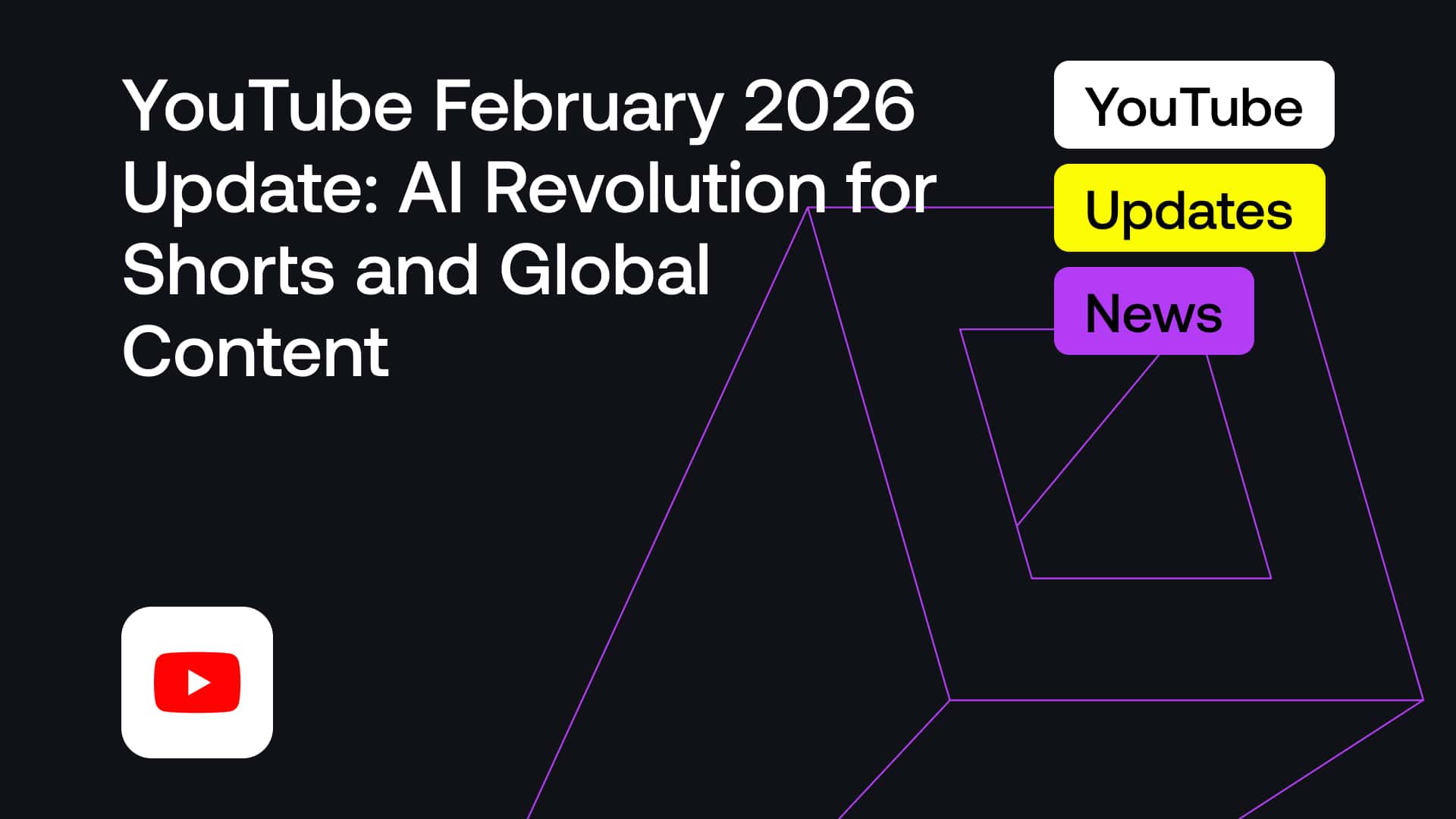 YouTube February 2026 Update: AI Revolution for Shorts and Global ...