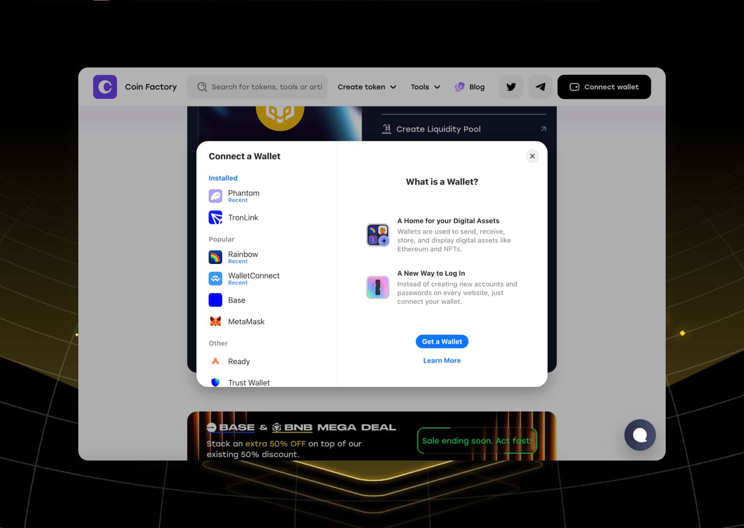 Choose your wallet app