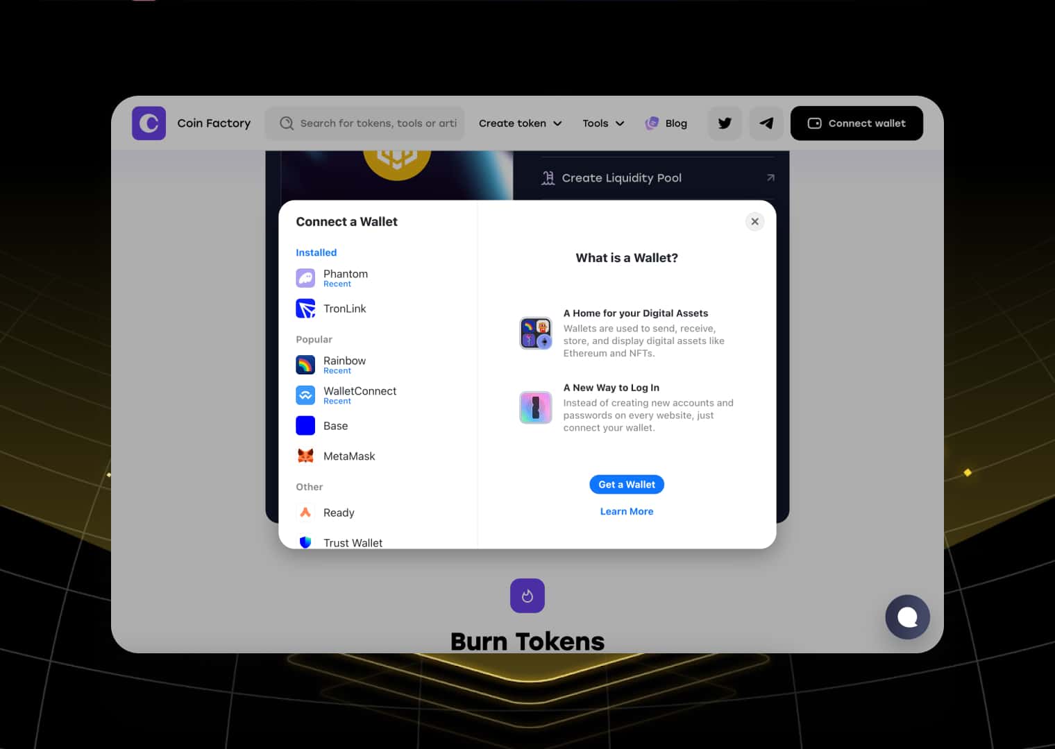 Choose a wallet app