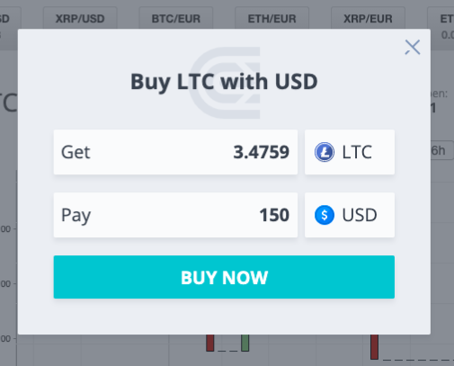 Buying Litecoin on CEX.io