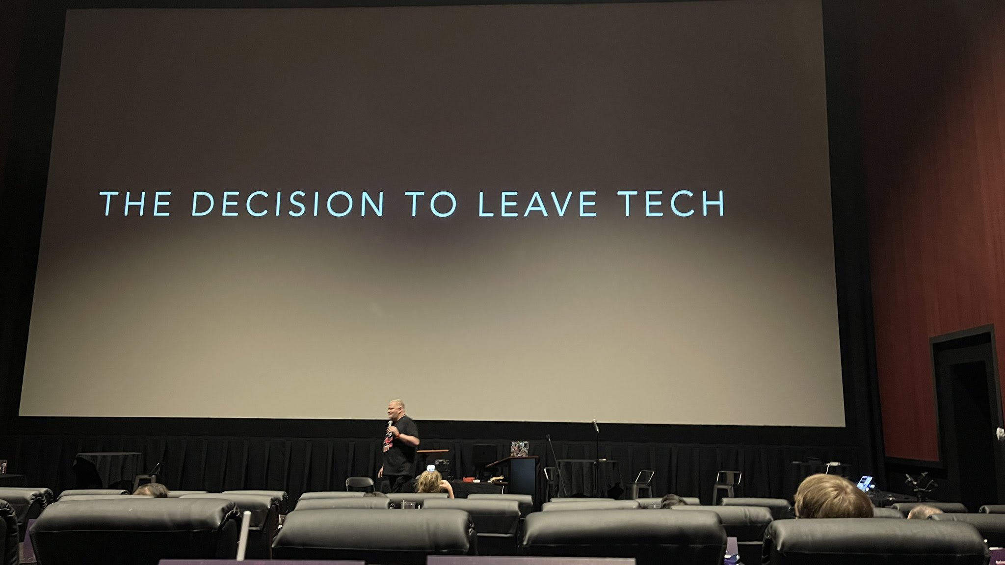 Todd speaking at HalfStack Phoenix about leaving tech.