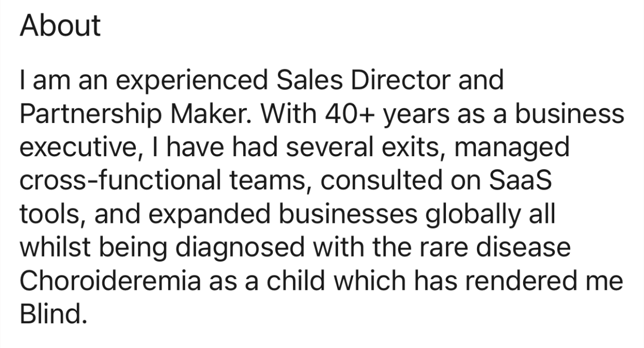 Sheldon is real and Sheldon has a great LinkedIn profile. Sheldon is real and Sheldon has a great LinkedIn profile.