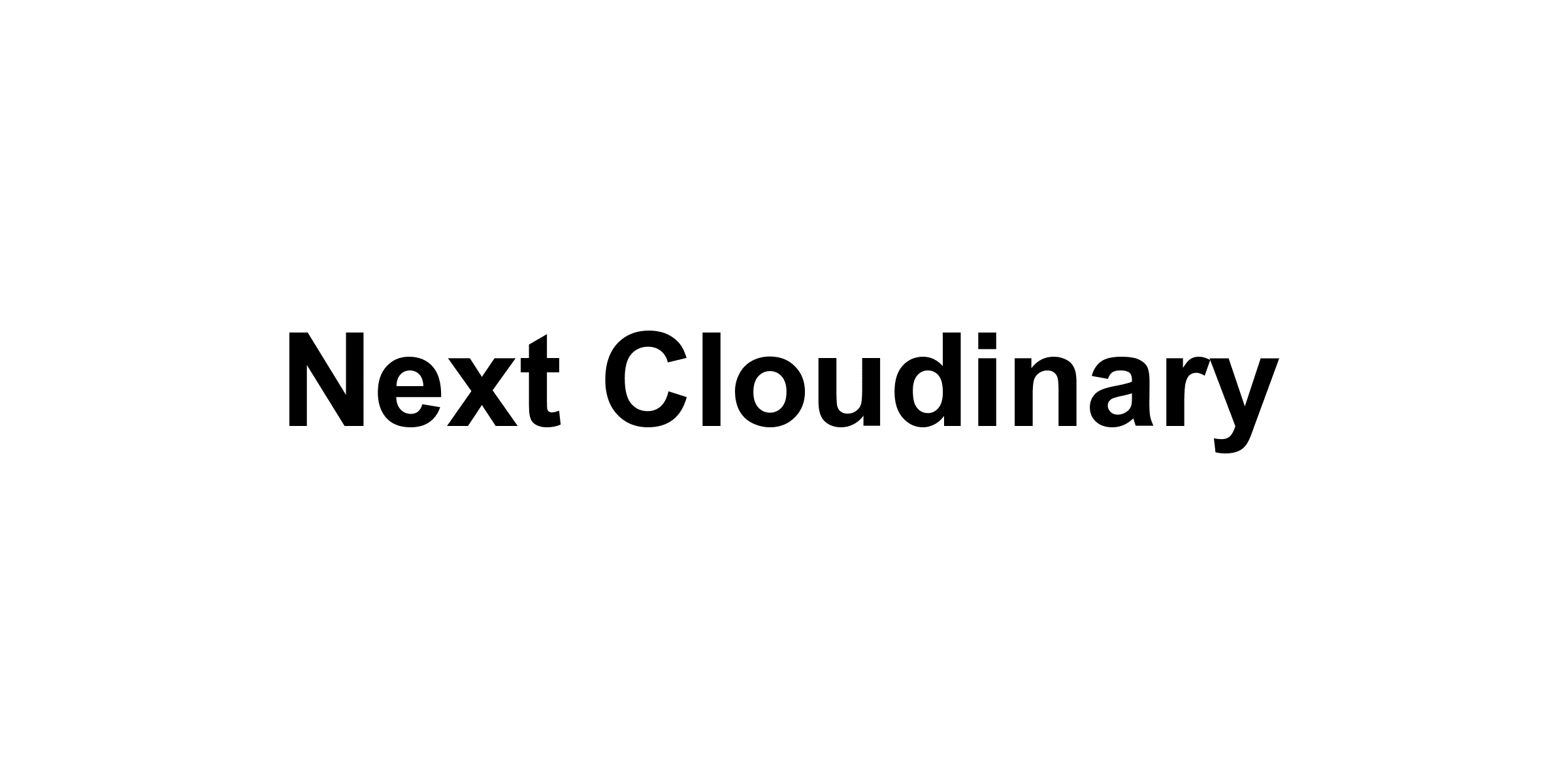 Next Cloudinary