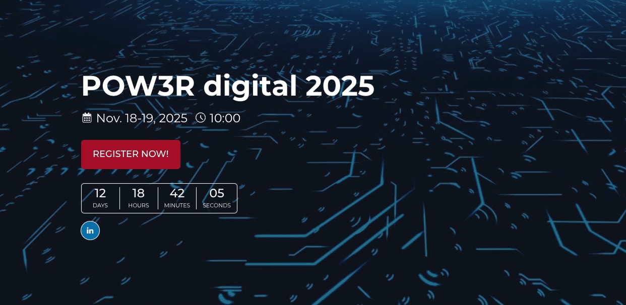 Join us at POW3R Digital 2025
