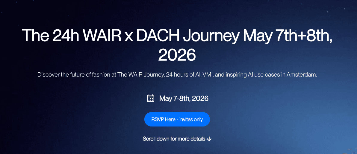 Meet us at the 24h WAIR x DACH Journey in Amsterdam