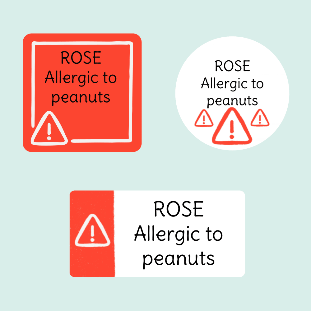 Allergy Labels