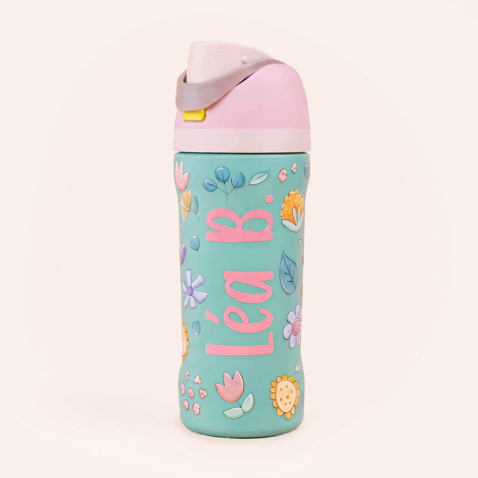 Bouteille personnalisée avec un transfert DTF UV