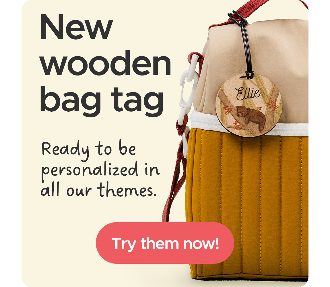 Wooden Bag Tag