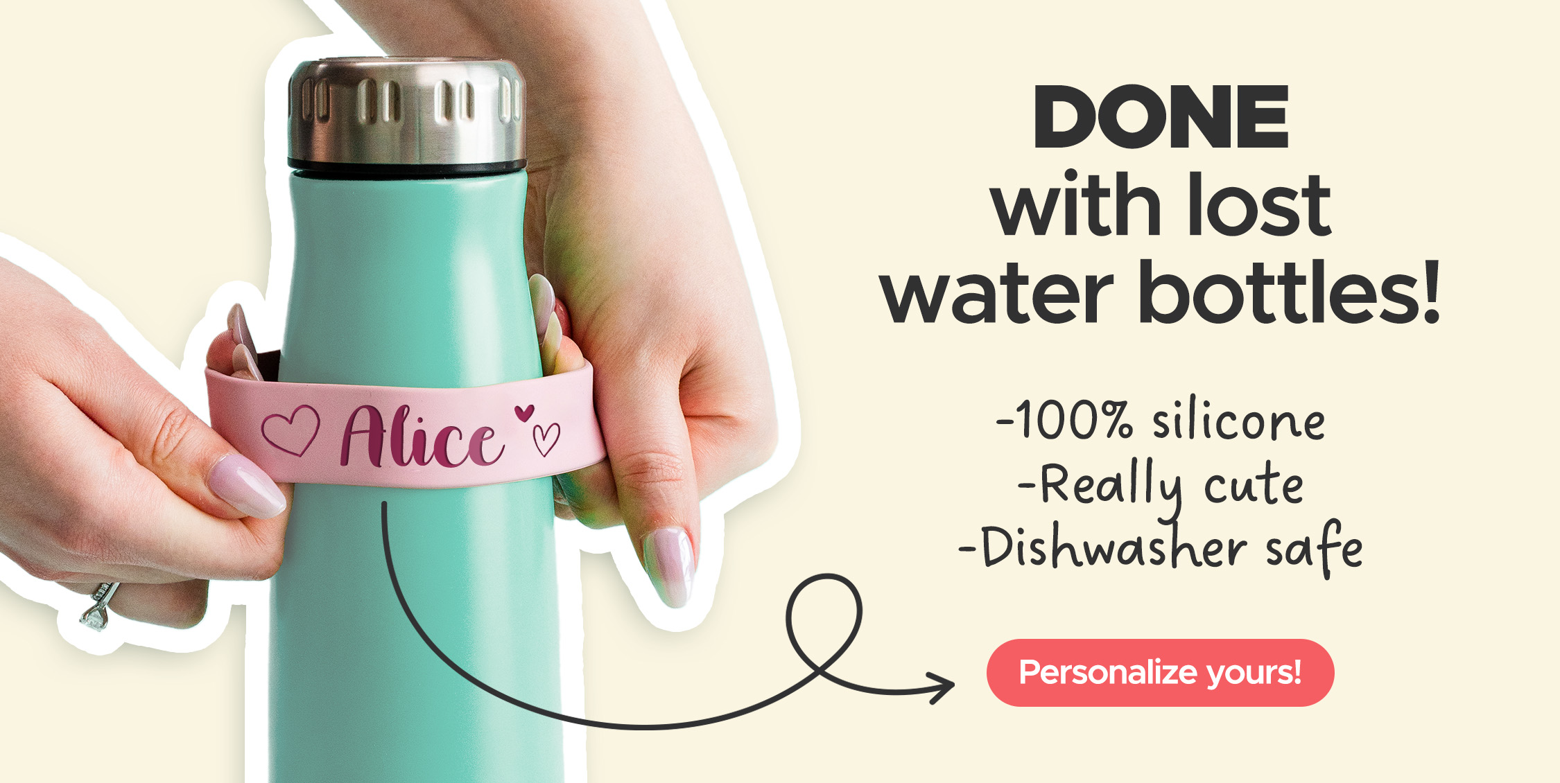 Water Bottle Band ID